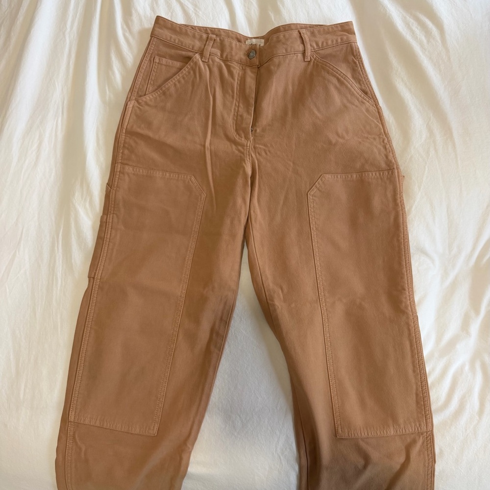 Aritzia Women's Straight Leg Utility Pants - Brown